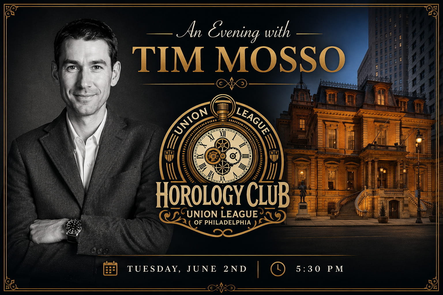 Tim Mosso and Armand Johnston event photo 1
